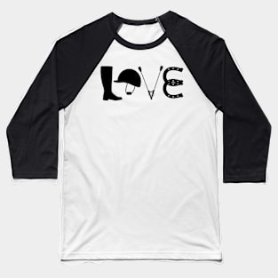 Dressage Love Baseball T-Shirt